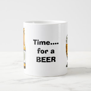 ビールマグの時間 ジャンボコーヒーマグカップ