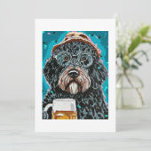 ビールマグを持つベルネドードル 招待状 (スタンド正面)