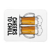 ビールマグカリンキングデザイン マグネット (横)