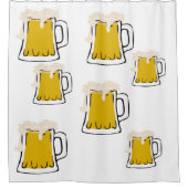 ビールマグシャワーカーテン シャワーカーテン (正面)