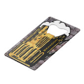 ビールマグデザインボトルオープナー クレジットカード栓抜き (正面アングル)