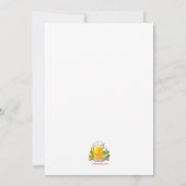 ビールマグバースデーパーティーの招待 招待状 (裏面)