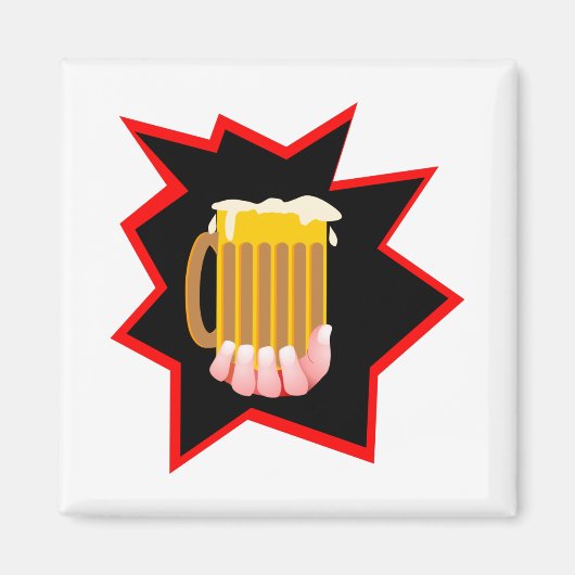 ビールマグバースト マグネット (正面)