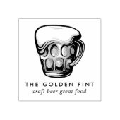 ビールマグロゴブルワリーバー事業 ラバースタンプ (インプリント)