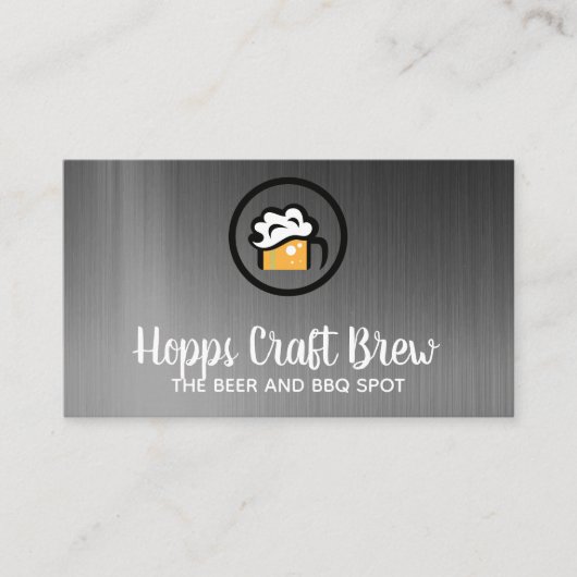 ビールマグロゴ 名刺 (正面)