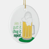 ビールマグ及びゴルフ セラミックオーナメント (右)