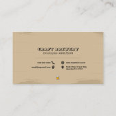 ビールマグ素朴- Brewery 名刺 (裏面)