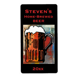 ビールマグ自家醸造ラベル ラベル