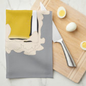 ビールマグ茶タオル キッチンタオル (四つ折り)