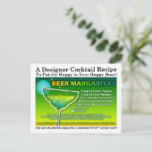 ビールマルグリータのレシピ ポストカード (スタンド正面)