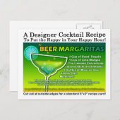 ビールマルグリータのレシピ ポストカード (正面/裏面)