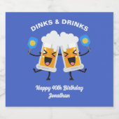 ビールマ遊グのピクルボールおもしろい ビールラベル (シングルラベル)