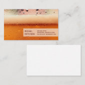ビールマ霜の降りたグ | レストランの名刺 名刺 (正面/裏面)