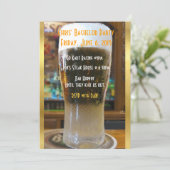 ビールミーバチュラーパーティ 招待状 (スタンド正面)