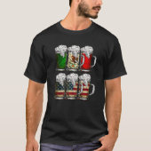 ビールメキシコアメリカ国旗Cinco de Mayo Men Drink Tシャツ (正面)