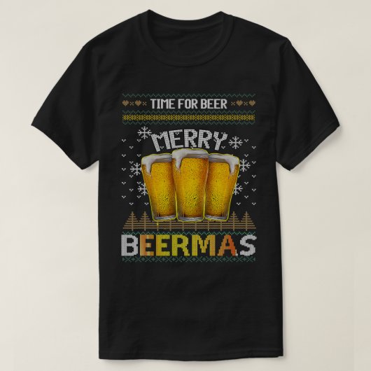 ビールメリーのおもしろい時間 Tシャツ (デザイン正面)