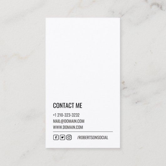 ビールユニーク醸造所 名刺 (裏面)