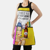 ビールユーモアエプロン付料理 エプロン (インサイチュ)