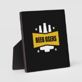 ビールユー誇りを持ったザー フォトプラーク (正面)
