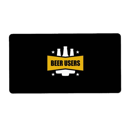 ビールユー誇りを持ったザー ラベル (正面)