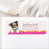 ビールヨークシャーテリアピンクソフカスタムァペット名 ラベル (インサイチュ)