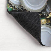 ビールラバーカッコいいトレンディーデザインユアオート マウスパッド (コーナー)