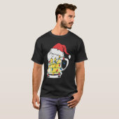 ビールラバーファミリーマッチングクリスマスグループ大人 Tシャツ (正面フル)