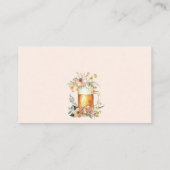 ビールラブはいくつのキスブライダルシャワー エンクロージャーカード (裏面)