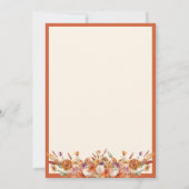 ビールラブイズブルーイング秋フローラブライダルシャワー 招待状 (裏面)