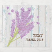 ビールラベル – ラベンダー、紫、花、フローラ (シングルラベル)