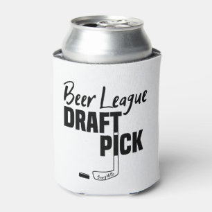 ビールリーグホッケー選手のドラフト入団Coozie 缶クーラー