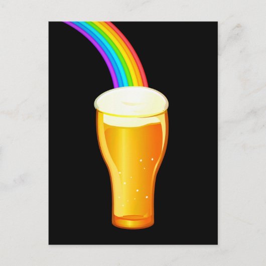 ビールレインボー ポストカード (正面)