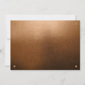 ビールレザーリベットBrew N 'Que 招待状 (裏面)