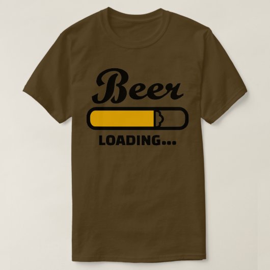 ビールローディング Tシャツ (デザイン正面)