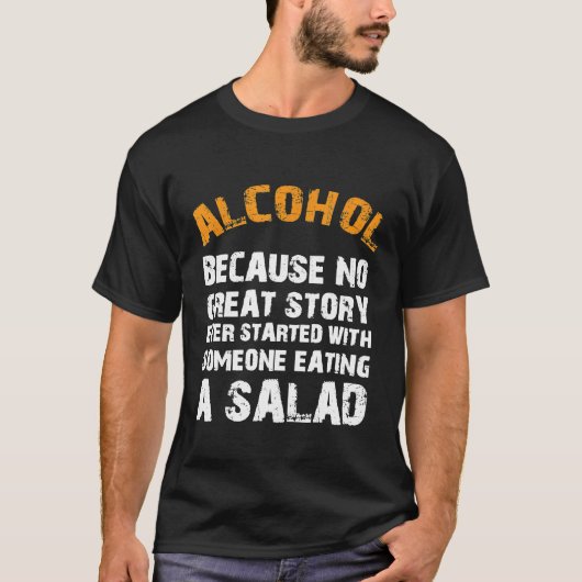 ビールワおもしろいインL用ことわざ付きシャツ飲料 Tシャツ (正面)