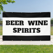 ビールワインスピリツバナー 横断幕 (外側)