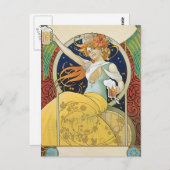 ビールヴィンテージドリンクアドアート ポストカード (正面/裏面)