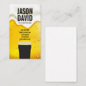 ビール一点 |ビールグラス 名刺 (正面/裏面)