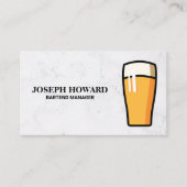 ビール一点 名刺 (正面)