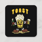 ビール乾杯マスコット スクエア名刺 (裏面)