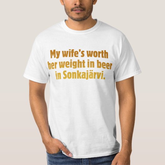 ビール亭主評価Tシャツ Tシャツ (正面)