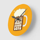 ビール人の洞窟のマグ スクエア壁時計 (傾斜)