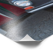 ビール付き古いトラック – プリント (角)