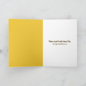 ビール付き定年ベア カード (内部)