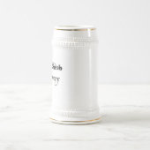 ビール俗物のビール醸造所ステイン ビールジョッキ (中央)
