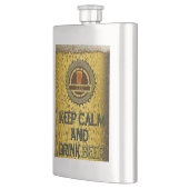 ビール保を飲む フラスク (左)