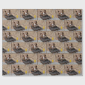 ビール入りブラウンベア ラッピングペーパー (フラット)