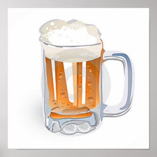 ビール入りマグカップ/オクトーバーフェスト ポスター (正面)