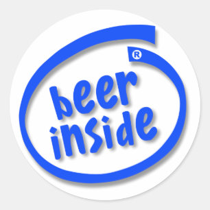 ビール入り ラウンドシール