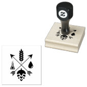 ビール原料 ラバースタンプ (押印)